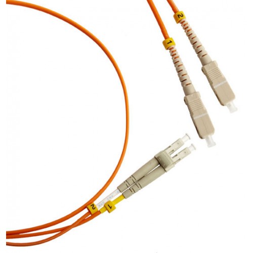 Оптические шнуры SYSMATRIX V-LC-SC-D-50/125-5m-50/125