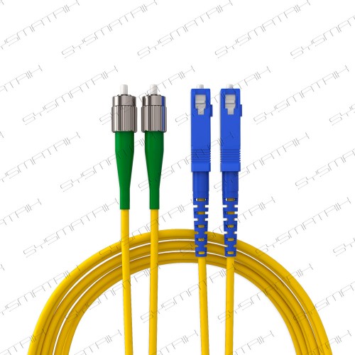 Оптические шнуры SYSMATRIX FC/APC-SC/UPC-D-9-10m.LSZH