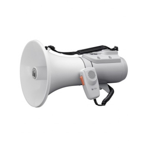 ER-2215W, Мегафон наплечный со свистком и выносным микрофоном 15/23 Вт.