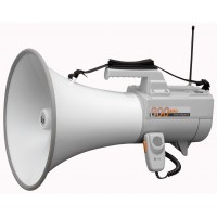 ER-2930W, Мегафон наплечный с UHF тюнером, свистком и выносным микрофоном 30/45 Вт